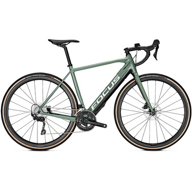 FOCUS PARALANE² 6.8 GC Shimano GRX 400 30/46 Electric Road Bike Green 2020 0